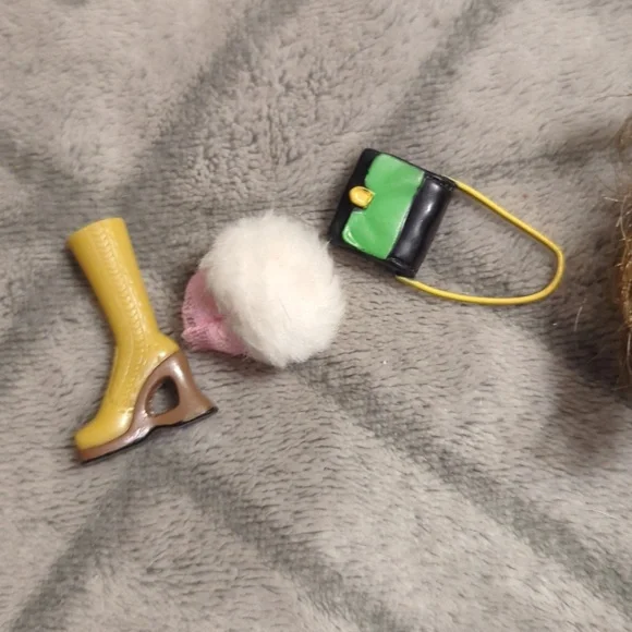 Vintage MGM Bratz Envogue Fashion Organizer Carry Case purple 2 mini dolls - Picture 12 of 13